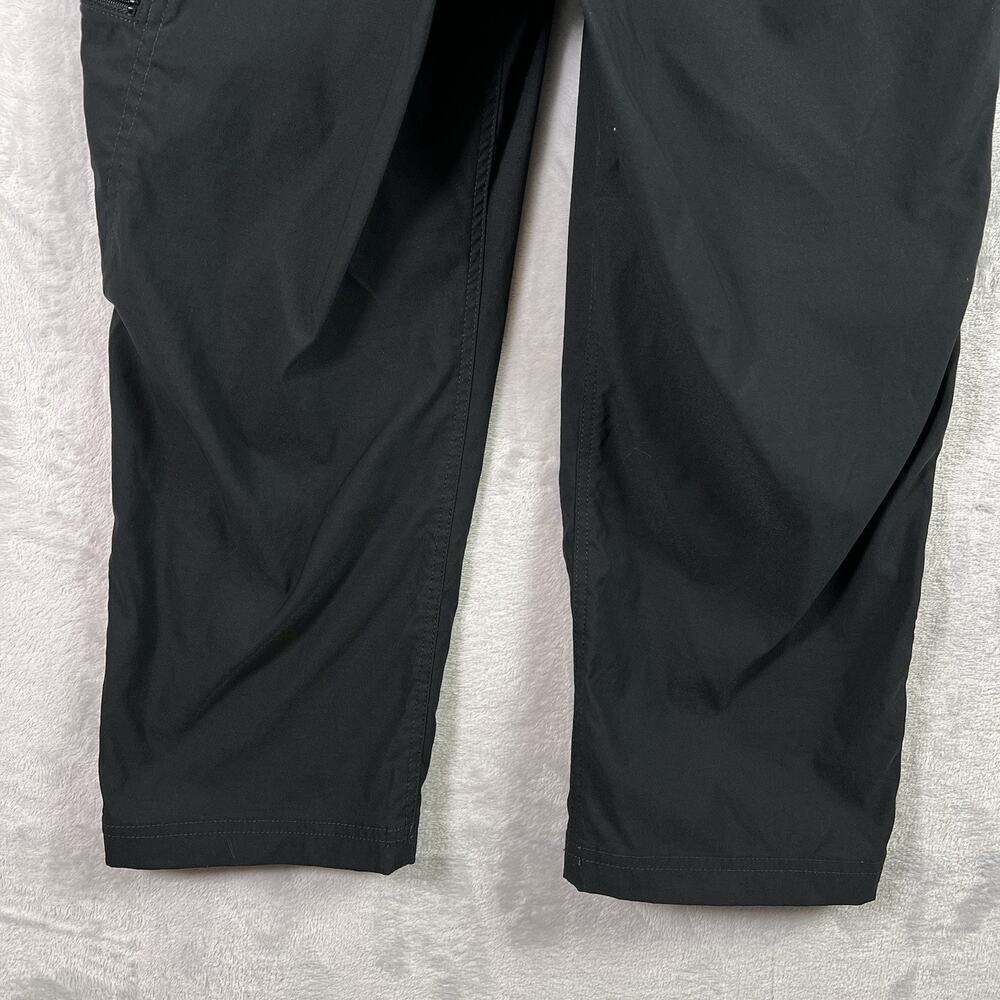 Eddie‎ Bauer Hiking Pants Women's 10 Black Cropped Athletic Outdoor Pockets - Picture 11 of 13